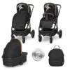 Carucior combinat 2 in 1 Lorelli Premium Aria Negru