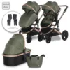 Carucior combinat 2 in 1 Lorelli Premium Boston Loden Green