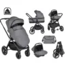 Carucior combinat 3 in 1 Cangaroo Christiano Gri Inchis pana la 22 kg
