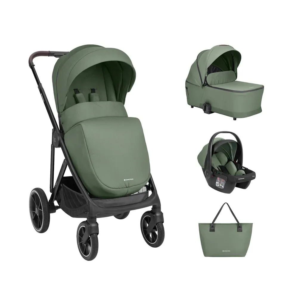 Carucior combinat 3 in 1 Kikka Boo Chiara 2026 Verde