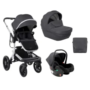 Carucior combinat 3 in 1 Kikka Boo Irene Gri inchis
