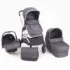 Carucior combinat 3 in 1 Kikka Maui All in One 2019 grey
