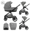 Carucior combinat Lorelli Bianka 2025 Grey