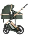 Carucior copii transformabil 3in1 KikkaBoo Darling ArmyGreen 2024