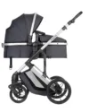Carucior copii transformabil 3in1 KikkaBoo Darling Dark Grey 2024