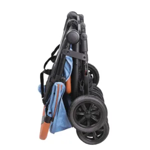 Carucior de gemeni Enzo Twin jeans Coletto
