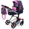 Carucior de papusi transformabil Bayer Neo Vario Albastru si Roz 18417AA
