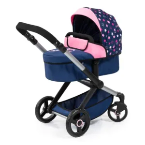 Carucior de papusi transformabil Bayer Xeo Albastru si Roz 17016AA