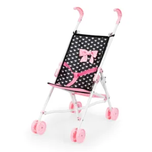 Carucior de vara pentru papusi Bayer Buggy Black