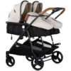 Carucior gemeni Chipolino Duo Smart 3 in 1 biscotta