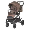 Carucior modular 2 in 1 Coccolle Serry Light Taupe + Scoica auto iSize Coccolle Knox Black
