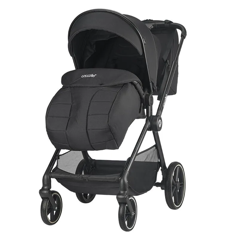 Carucior modular 3 in 1 Coccolle Lissia Anthracite + Scoica auto iSize Coccolle Knox Black