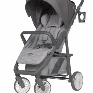 Carucior nou nascut Euro-Cart Flex omologat pana la 22kg Pearl cu spatar reglabil in 3 pozitii