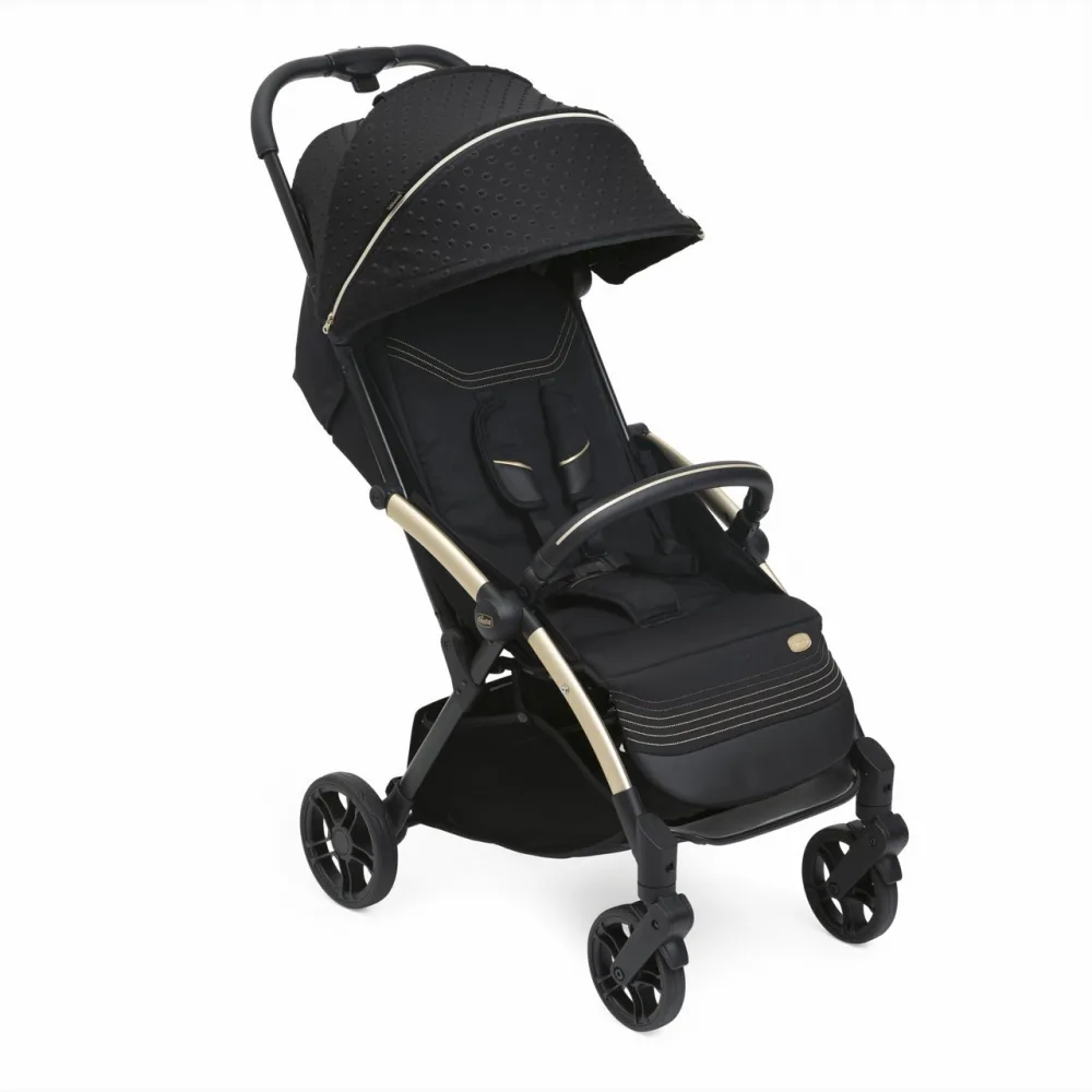 Carucior pentru copii 2 in 1 Chicco Goody X Plus si scaun auto Kory Plus I-Size Black Relux 0 luni+