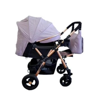 Carucior pentru copii Baby Care PRO 511 Gri Cu geanta bebe inclusa