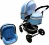 Carucior pentru copii Baby Care PRO 531 Albastru 3 in 1