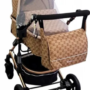 Carucior pentru copii Baby Care PRO 531 Maro 2 in 1 Cu geanta bebe