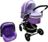 Carucior pentru copii Baby Care PRO 531 Mov 3 in 1