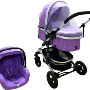 Carucior pentru copii Baby Care PRO 531 Mov 3 in 1