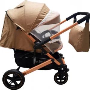 Carucior pentru copii Baby Care Pro 512 Maro Gold cu Suspensii
