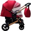 Carucior pentru copii Baby Care Pro 512 Rosu cu Suspensii