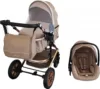 Carucior pentru copii Baby Care Pro 530 Maro Gold 3 in 1 Transformabil