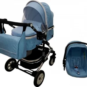 Carucior pentru copii Baby Care Pro 531 Albastru 3 in 1 Transformabil