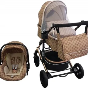 Carucior pentru copii Baby Care Pro 531 Bej Maro 3 in 1 Transformabil
