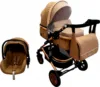 Carucior pentru copii Baby Care Pro 531 Maro Cappuccino 3 in 1 Transformabil