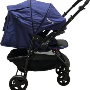 Carucior pentru copii Baby Care Pro SK10 Albastru cu Maner reversibil