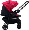 Carucior pentru copii Baby Care Pro SK10 Rosu cu Maner reversibil