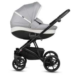 Carucior pentru copii Buba Zaza2 Warm Grey 2 in 1 cu suspensii