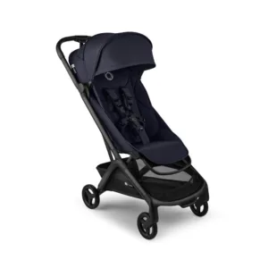 Carucior pentru copii Bugaboo Butterfly 2 Black Deep Indigo cu spatar reglabil