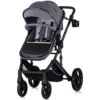 Carucior pentru copii Chipolino Amore Cloud Grey 2 in 1 cu sezut reversibil