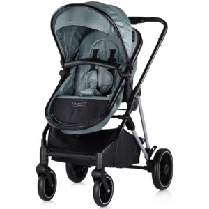 Carucior pentru copii Chipolino Aura 2 in 1 basil cu suspensii