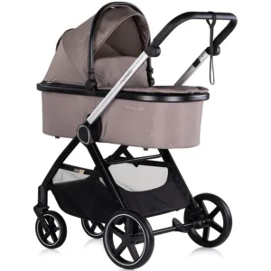 Carucior pentru copii Chipolino Marbella 3 in 1 tiramisu cu spatar reglabil