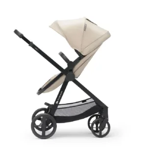 Carucior pentru copii Kinderkraft Newly Classic Sand Beige 4 in 1 cu suspensii