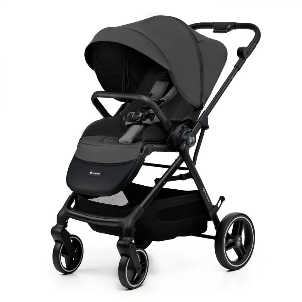 Carucior pentru copii Kinderkraft Yoxi Moonlight Grey 2 in 1