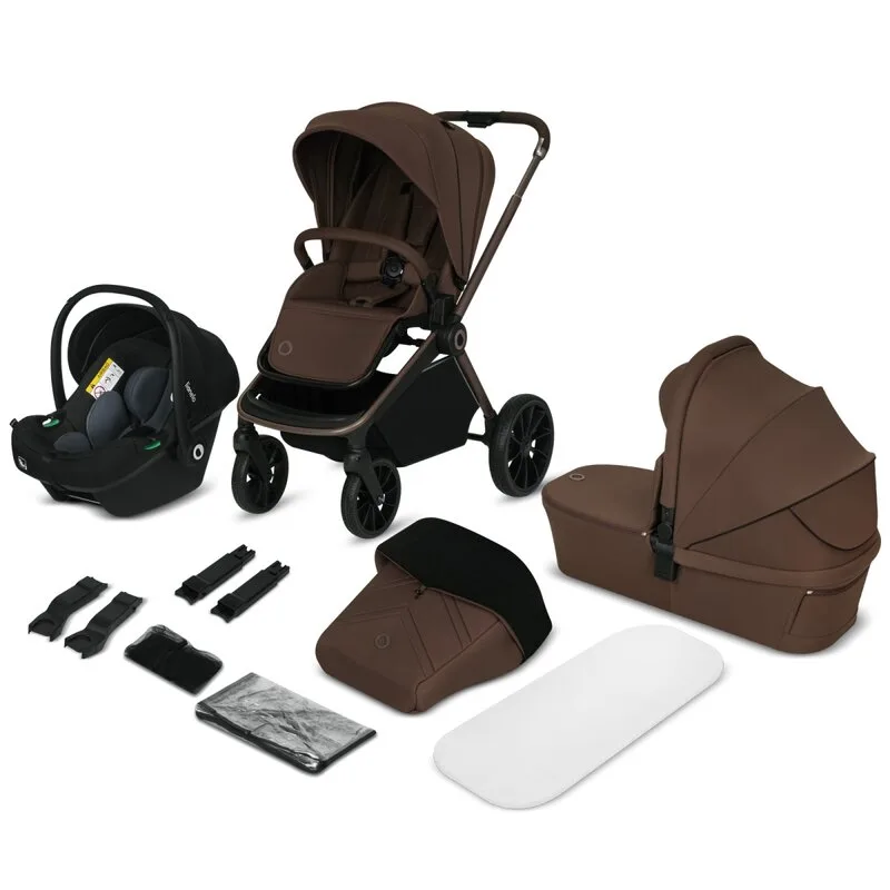 Carucior pentru copii Lionelo Mika Plus Mocha Mousse