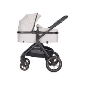 Carucior pentru copii Lorelli Viola Beige 3 in 1 cos auto Spirit inclus