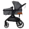 Carucior pentru copii Novokids X1000 series Gri 2 in 1 reversibil