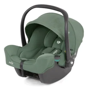 Carucior pentru copii multifunctional 3 in 1 Joie Finiti Signature PineLaurel cu Landou Ramble Pine si scoica i-Snug Laurel i-Size