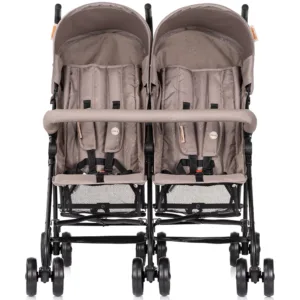 Carucior pentru gemeni Chipolino Double Point Tiramisu