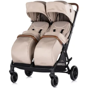 Carucior pentru gemeni Chipolino Twinity Tiramisu