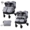 Carucior pentru gemeni Duo Cool Grey