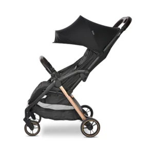 Carucior pentru nou-nascut autofold Loret ultra-light pana la 22 kg Black Jasper
