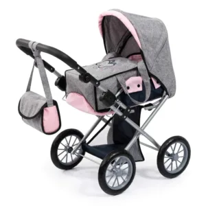 Carucior pentru papusi Bayer City Star Gri 13627AA