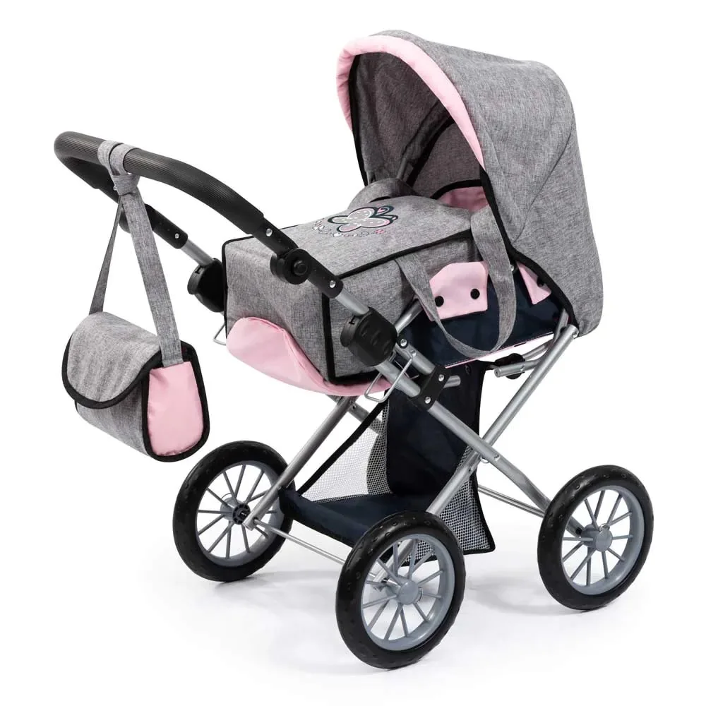 Carucior pentru papusi Bayer City Star Gri 13627AA