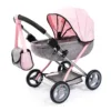 Carucior pentru papusi Bayer Cosy Grey Pink