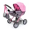 Carucior pentru papusi Bayer Cosy Gri cu paturica perna si geanta
